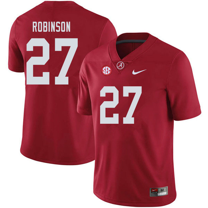 Men #27 Joshua Robinson Alabama Crimson Tide College Football Jerseys Sale-Crimson